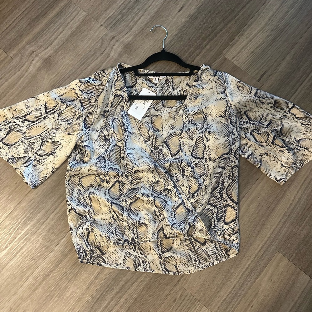 Snake print shirt